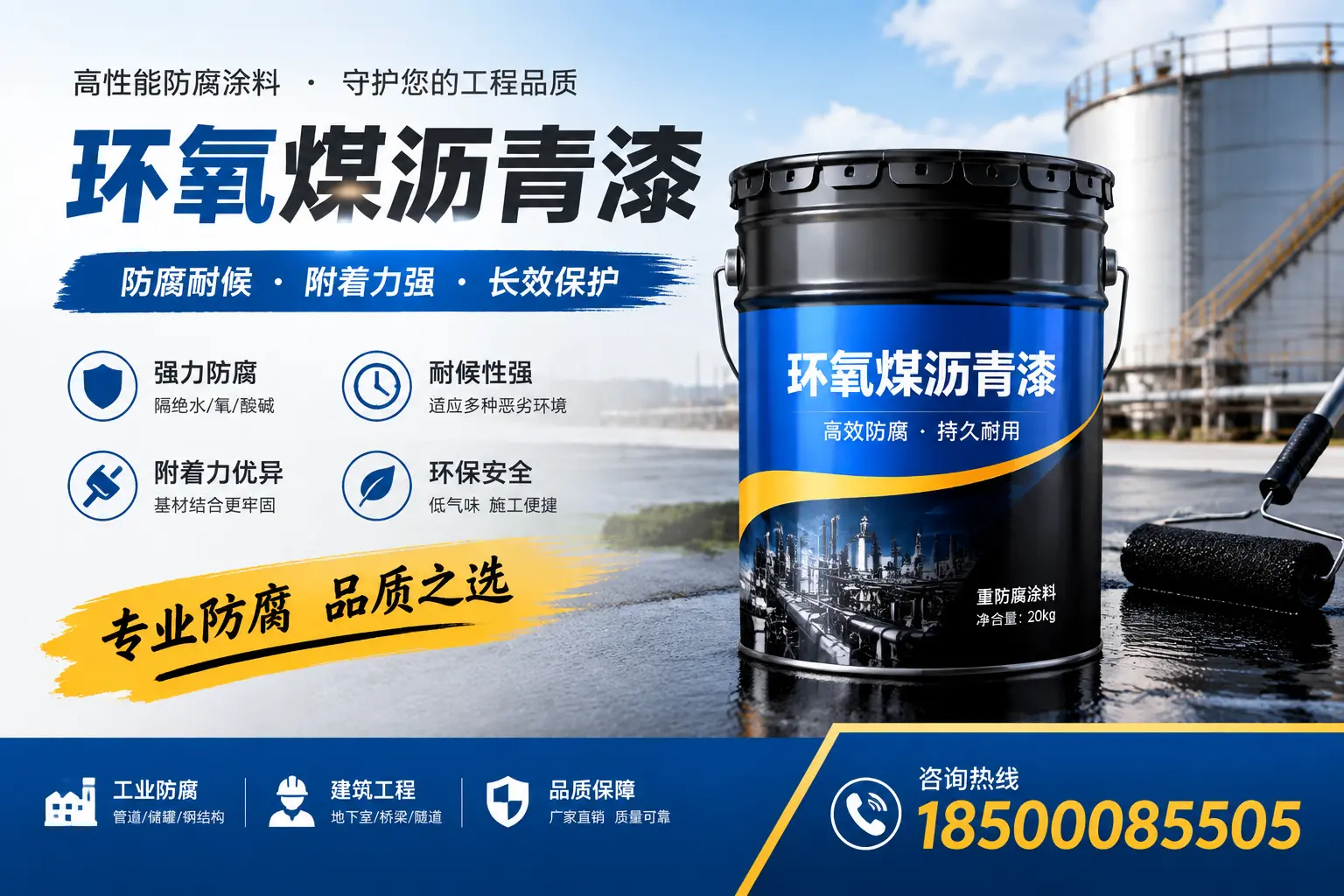 如何选择适合的环氧煤沥青漆？潍坊市场选型指南